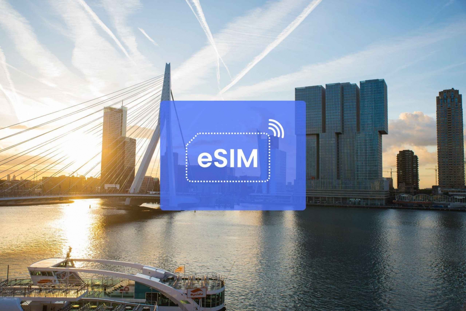 Rotterdam: Netherlands/ Europe eSIM Roaming Mobile Data Plan