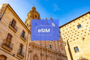 Salamanca: Spain/ Europe eSIM Roaming Mobile Data Plan