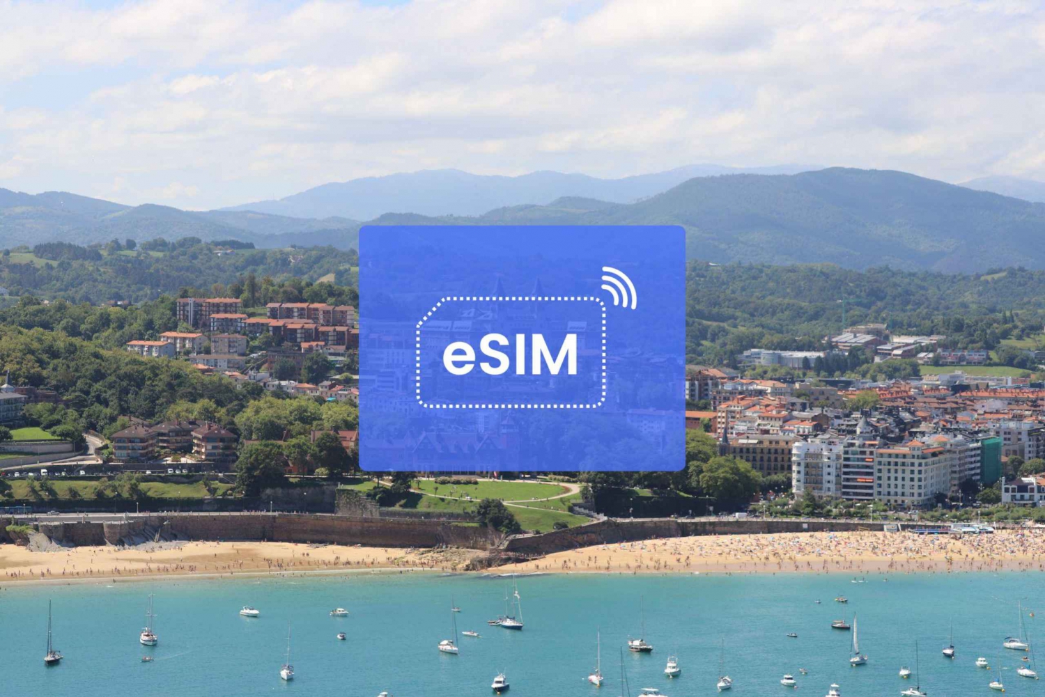 San Sebastian: Spain/ Europe eSIM Roaming Mobile Data
