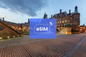Sheffield: UK/ Europe eSIM Roaming Mobile Data Plan