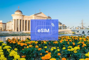 Skopje: Macedonia & EU eSIM Roaming Mobile Data Plan