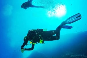 Snorkeling for beginners in crystal clear sea of Halkidiki