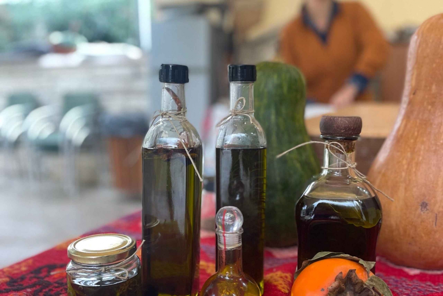 Kurs i surdeigsbakst - prøvesmaking av olivenolje