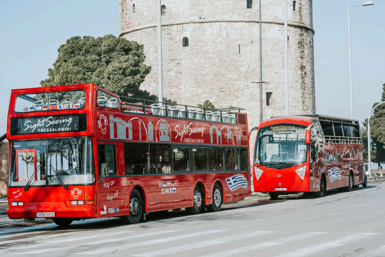 Wycieczka autobusem turystycznym Hop-on Hop-off po Salonikach