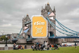 UK/Europe: eSim Mobile Data Plan