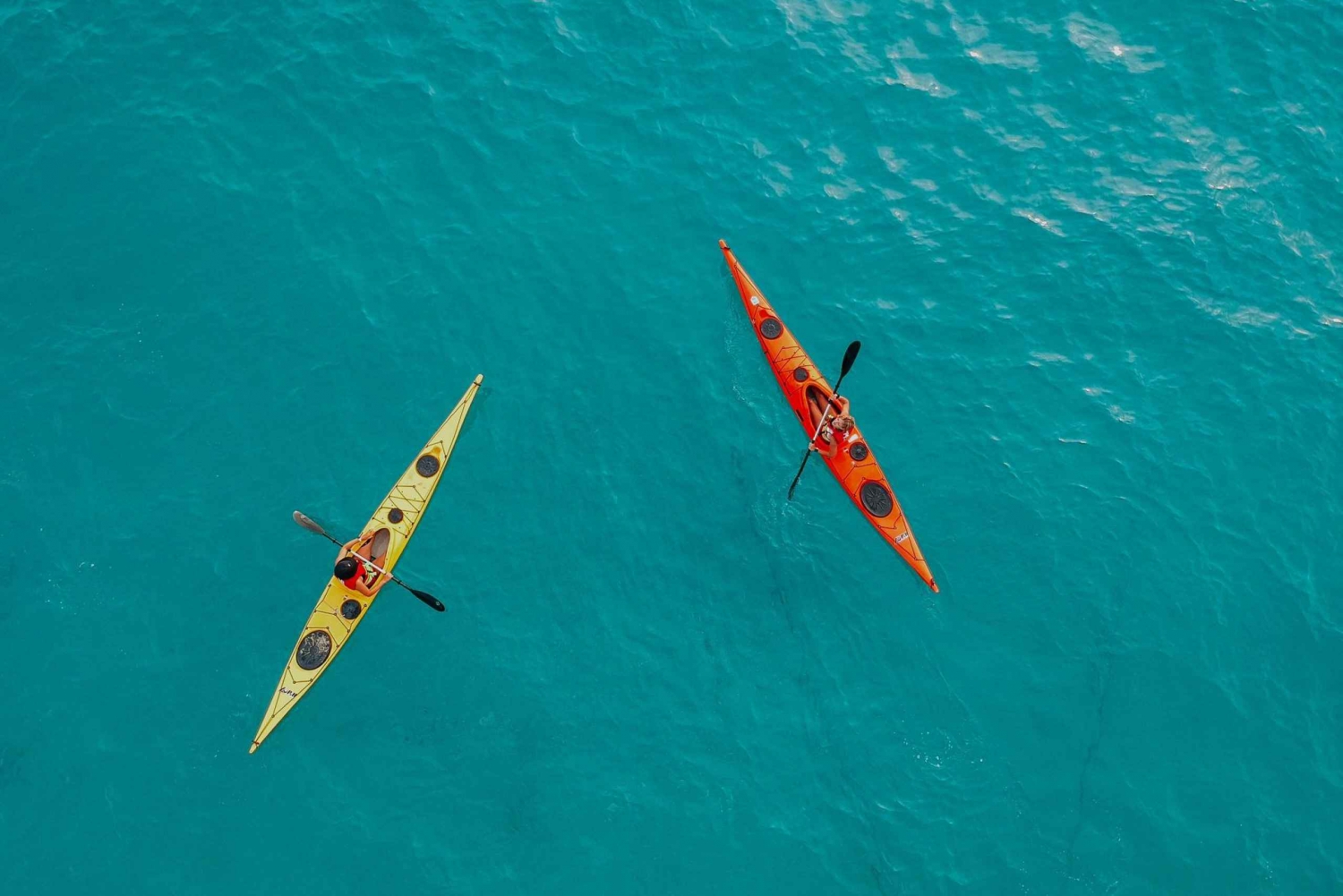 Vourvourou: Sea Kayaking Diaporos Island Private Day Tour