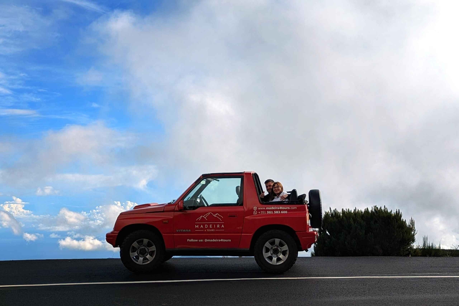 Cabo Girão Skywalk 3 tunnissa: yksityinen jeep-retki + C. Lobos