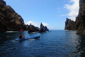 Calheta Kayak Adventure: Zimbralinho beach or Cal islet tour