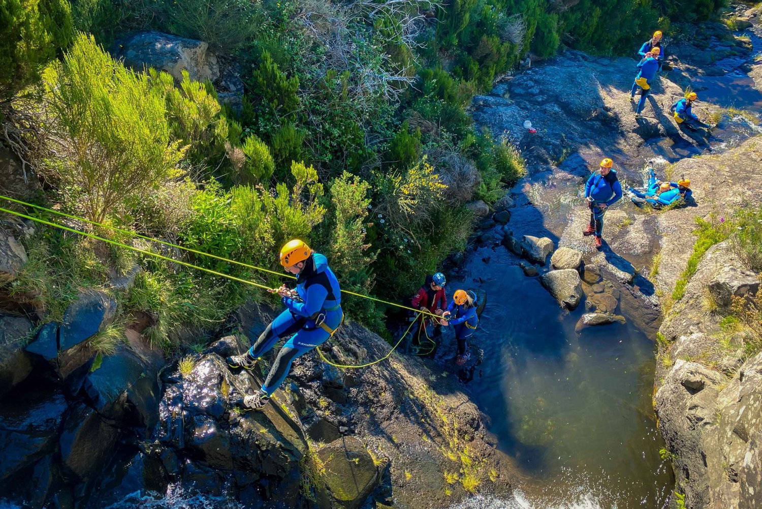 Canyoning op Madeira: ideaal voor beginners en gezinnen