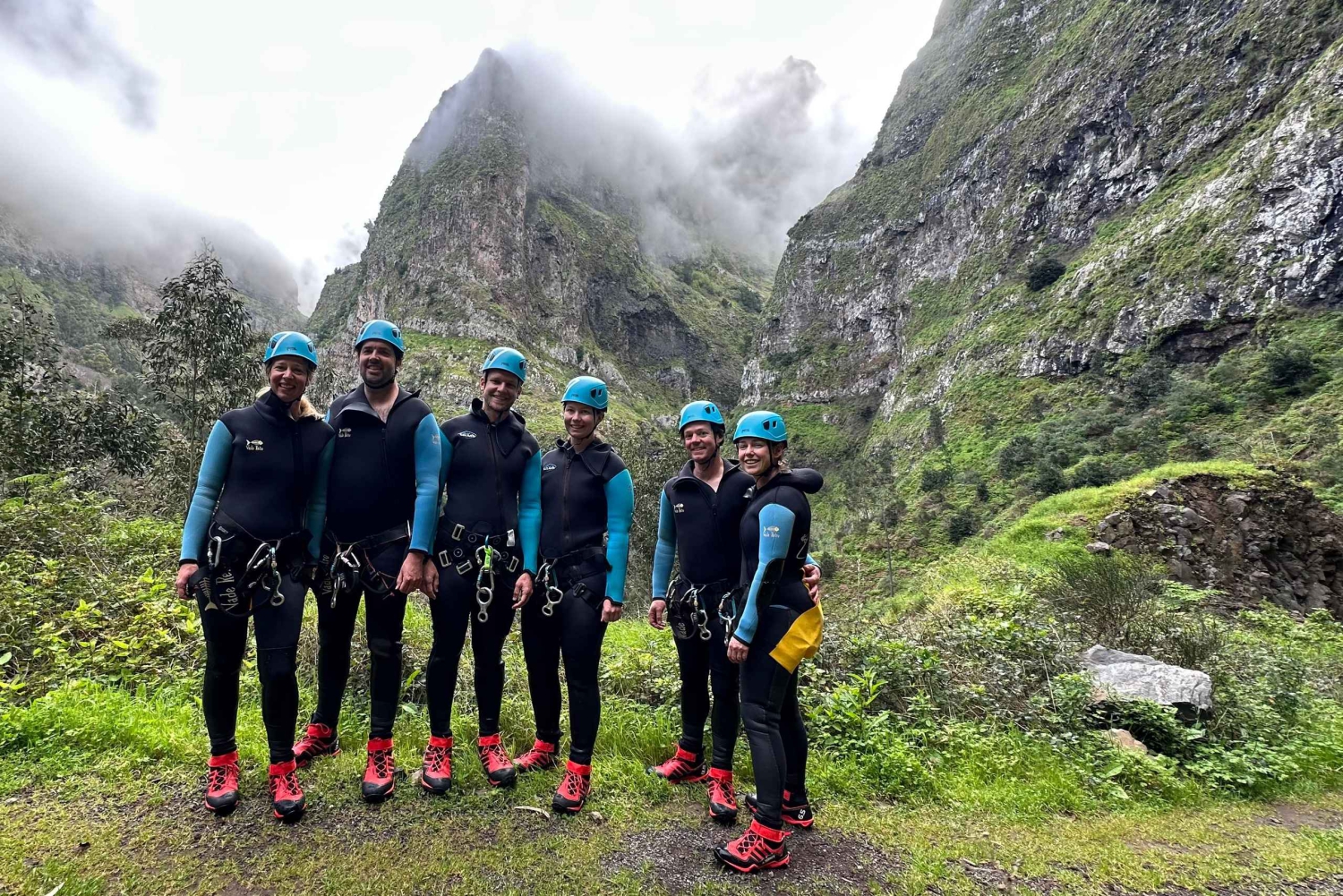 Canyoning poziom 2 - Ribeira do Cidrão - Madera