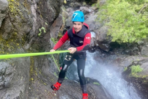 Canyoning poziom 2 - Ribeira do Cidrão - Madera