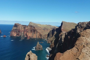 From Funchal: East Tour Madeira 4x4 Jipe Tour Santana Houses