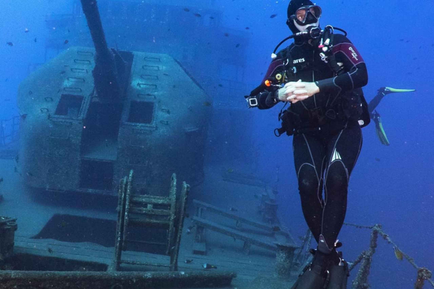 フンシャル: 高度なスキューバ ダイビング アフォンソ セルケイラ レック