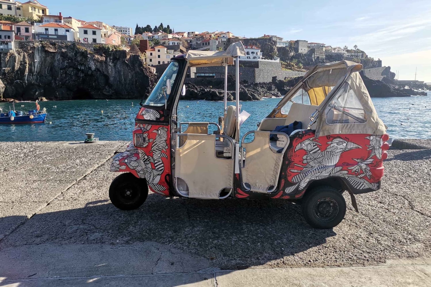 Funchal: Câmara de Lobos Bahía de Churchill Tuk Tuk guiado