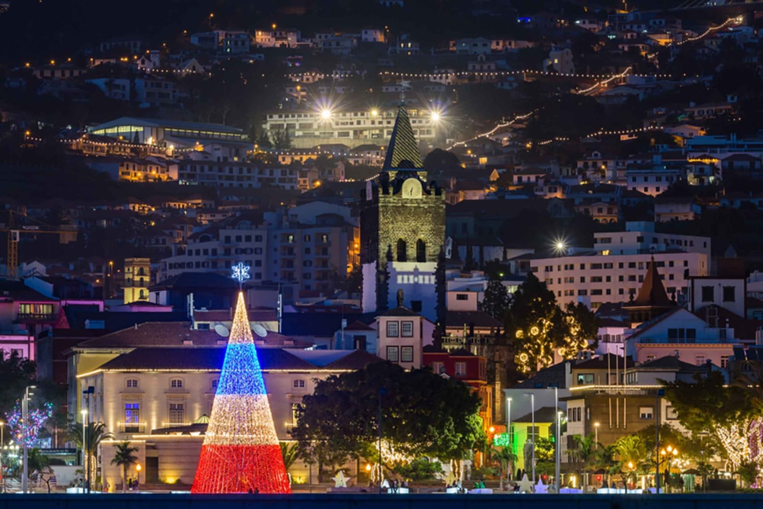 Funchal: Guidet tuk-tuk-tur med julebelysning