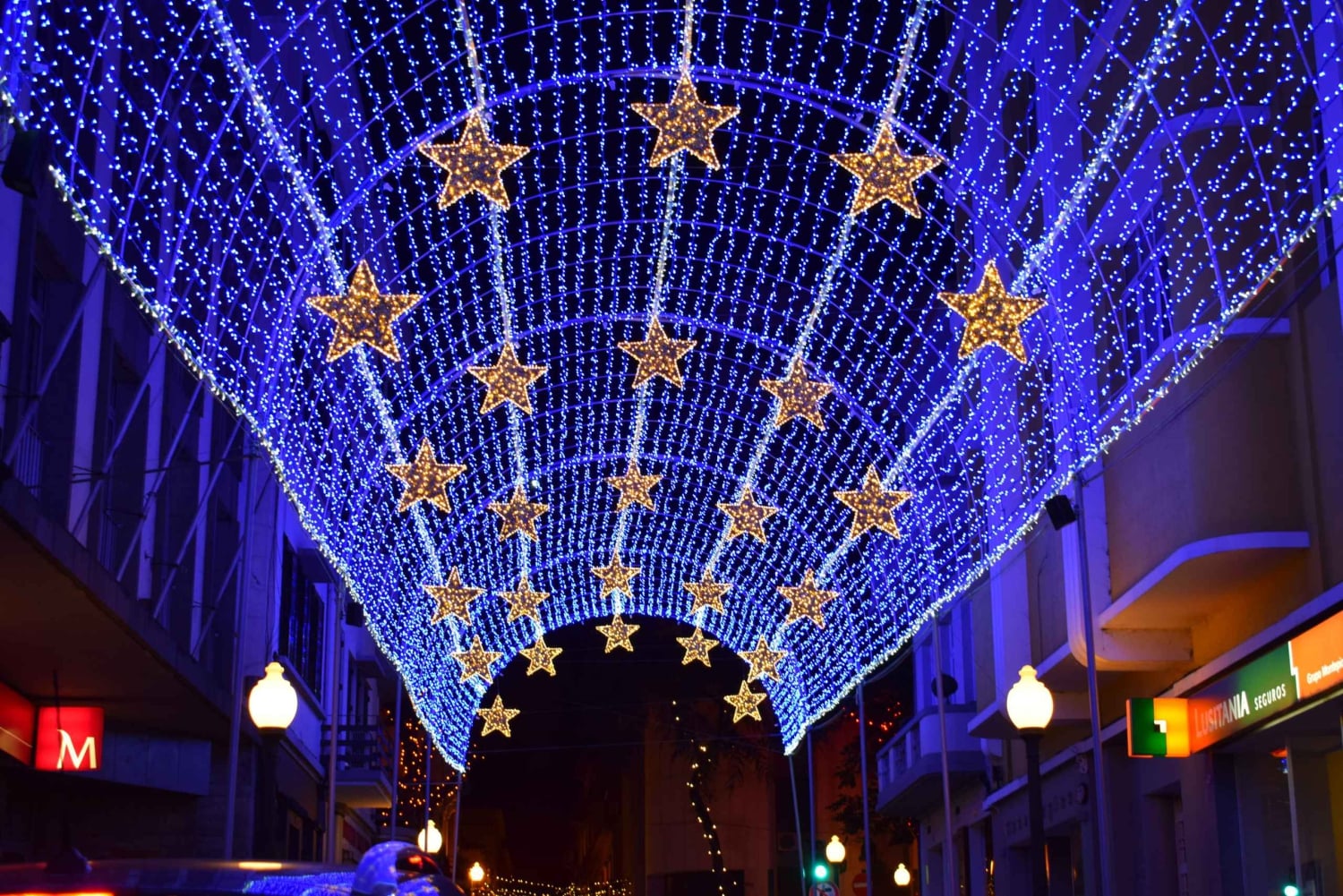 フンシャル：クリスマス・イルミネーション トゥクシー・ツアー