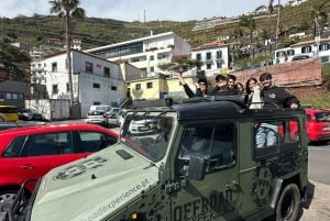 Funchal: Jeep Tour van een halve dag met Cabo Girão Skywalk