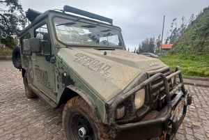 Funchal: Halvdagstur i jeep med Cabo Girão Skywalk