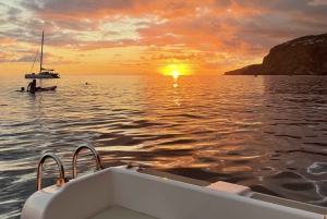 フンシャル：プライベートサンセットボートトリップ - シュノーケリング&パドルアップ 11 名様