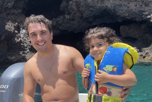 フンシャル：プライベートサンセットボートトリップ - シュノーケリング&パドルアップ 11 名様