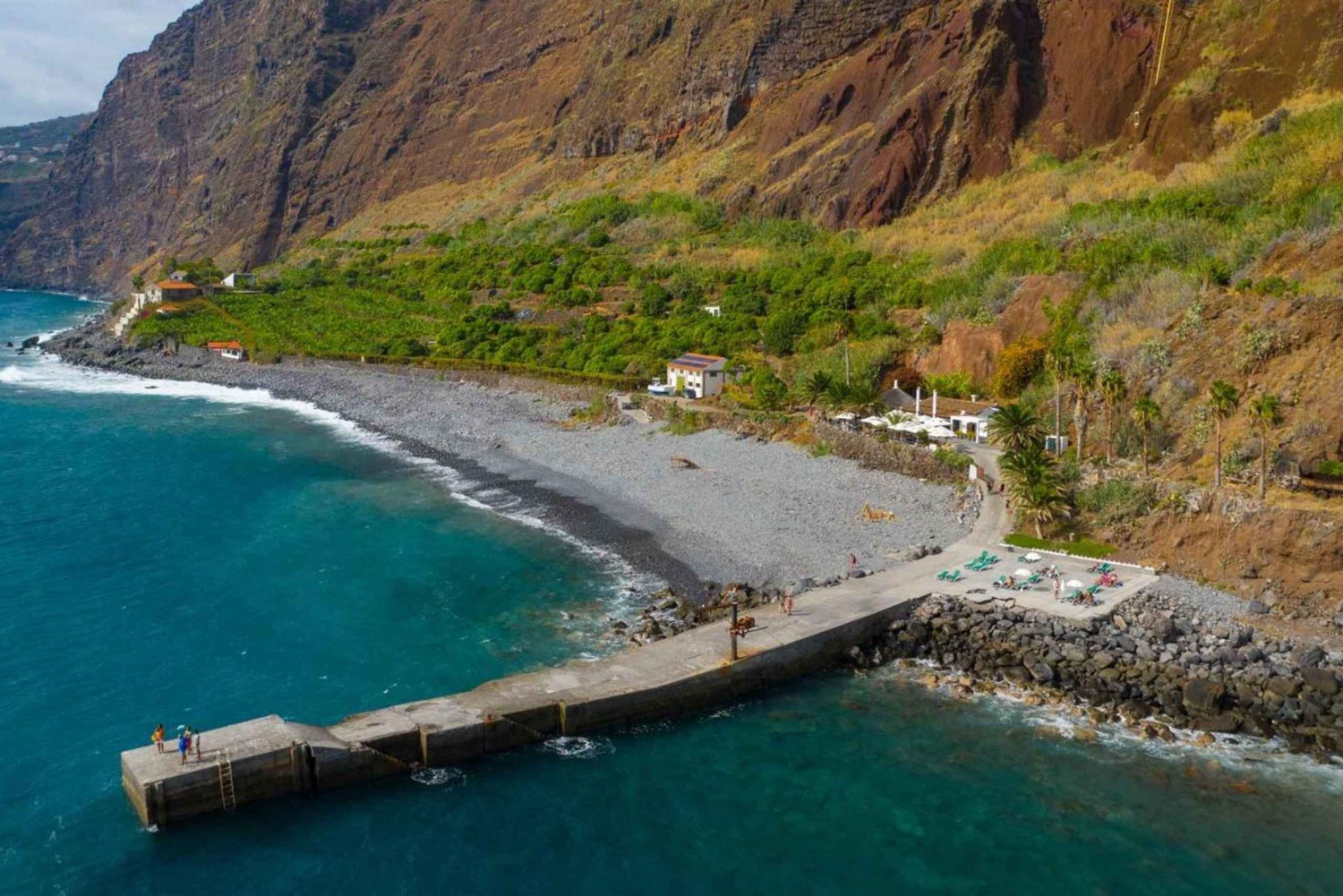 Funchal do Fajã dos Padres: Transfer z pływaniem i posiłkiem