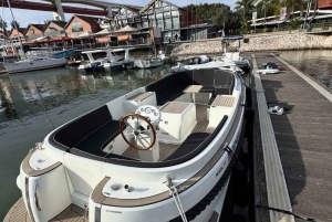 Lizboński rejs z kawą: luksusowa łódź, pastel de nata