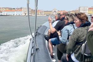 Lisboa: tour histórico privado en lancha rápida