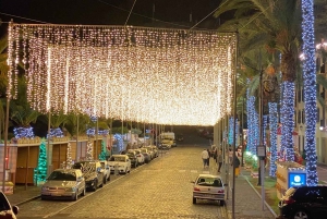 マデイラ島：村を訪れるクリスマスライト・ジープツアー