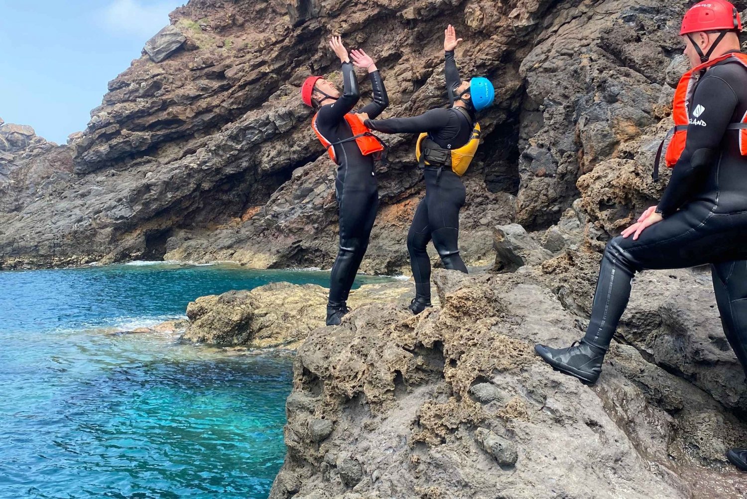 Madeira: Coasteering-eventyr med snorkling, med afhentning