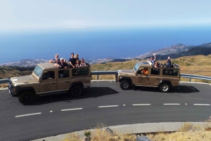 Madeira: Jeep tour Pico Areeiro, Santa Cruz en Cristo Rei