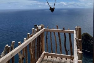Madeira: Jeep Tour with Zipline, Swing, and Volcanic Pools