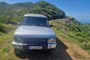 Madère : Excursion privée en Jeep 4x4 dans les pics pittoresques et Skywalk