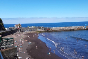 Madeira: Privat transport til Seixal Black Sand Beach