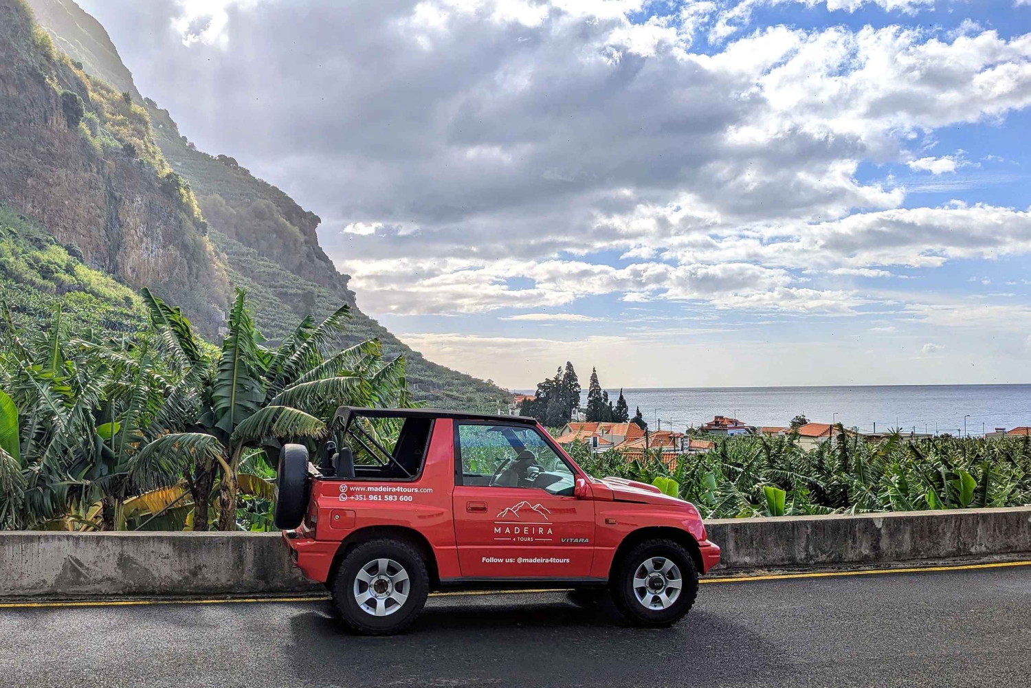 Madère Sud-Ouest Express : visite privée d'une demi-journée en jeep