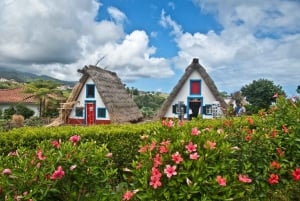 MADEIRA TOUR- SANTANA EAST TOUR STRAW THATCHED ROOFED HOUSES