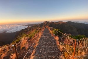 Transfer from Porto da Cruz to Pico Ruivo - Arieiro hike