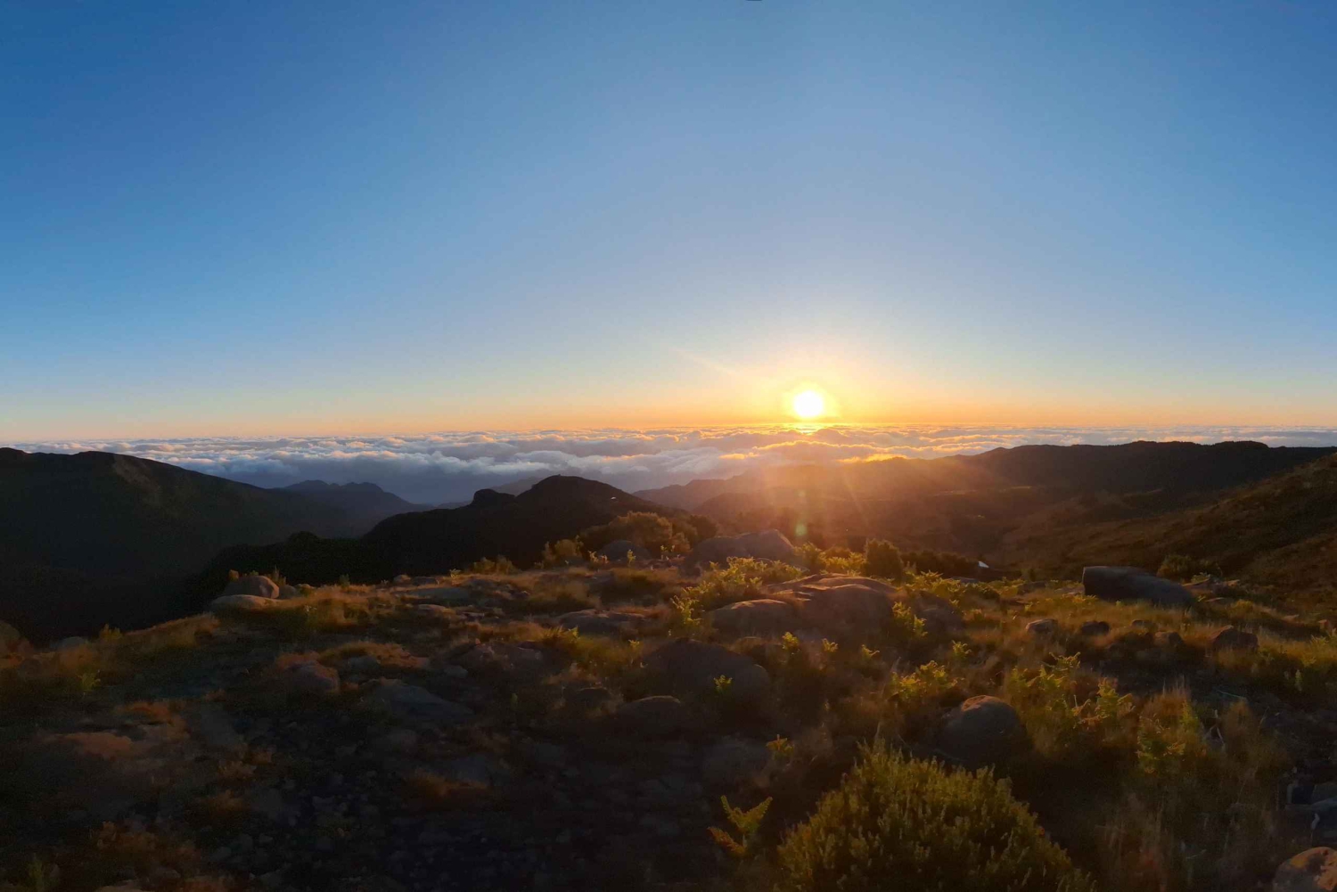 Privat soluppgång på Pico Areeiro och vandring (valfritt)