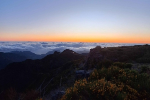 Privat soluppgång på Pico Areeiro och vandring (valfritt)
