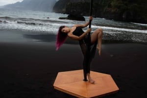 Seixal Spiaggia di sabbia nera Pole Dance Foto e riprese con il drone