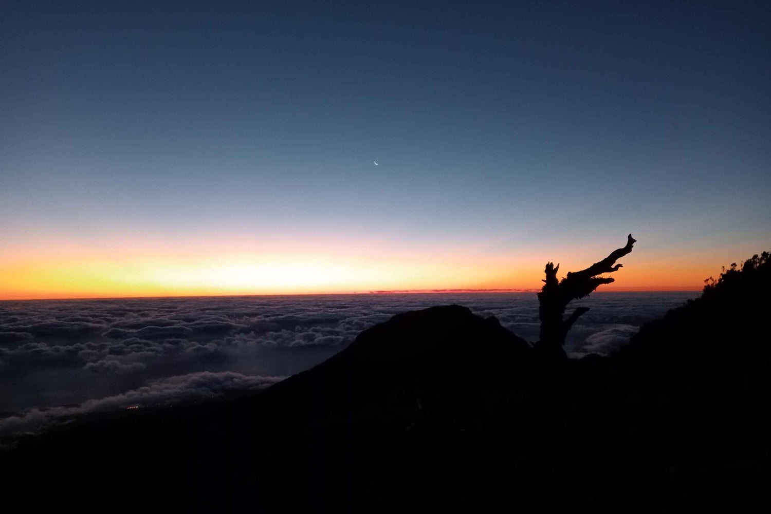 Zonsopgang bij Pico Ruivo