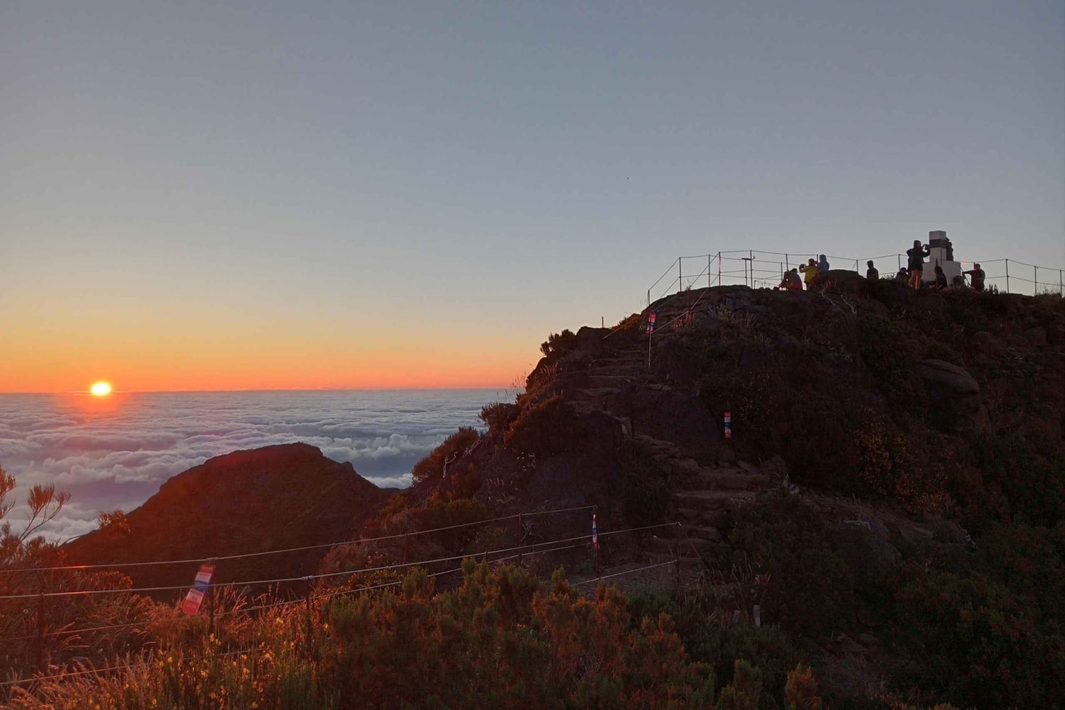 Zonsopgang bij Pico Ruivo