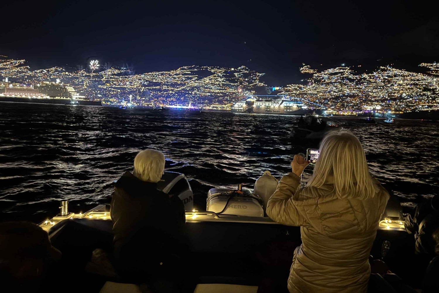 Au départ de Madère : tour en bateau des lumières de Noël