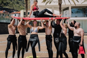 Surf lesson in Madeira