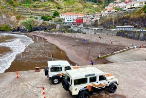 Vest: 4x4-tur | Seixal-stranden | Porto Moniz naturlige pools |.