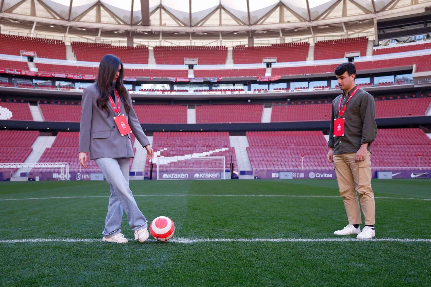 Rundvandring på Atlético de Madrids stadion och hedersavspark