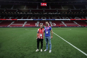 Rundvandring på Atlético de Madrids stadion och hedersavspark