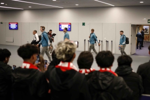 Atlético de Madrid: llegada del equipo + entrada al partido