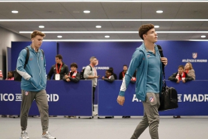 Atlético de Madrid: llegada del equipo + entrada al partido