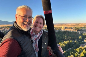 Voos de balão na zona de Madrid