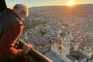 Voos de balão na zona de Madrid